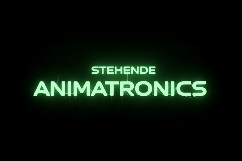 Stehende Animatronics