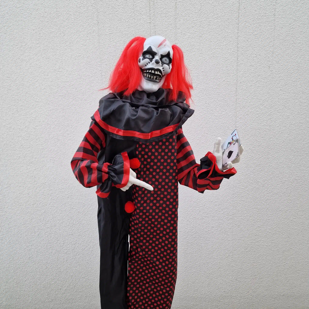 Halloween Pop-Up Horror Clown Alfons mit 2 Köpfen