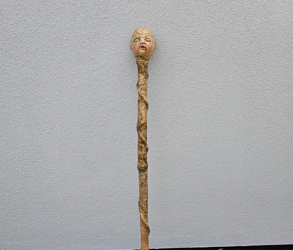 Kinderschädel Gehstock Hexen/Voodoo Meister image 1