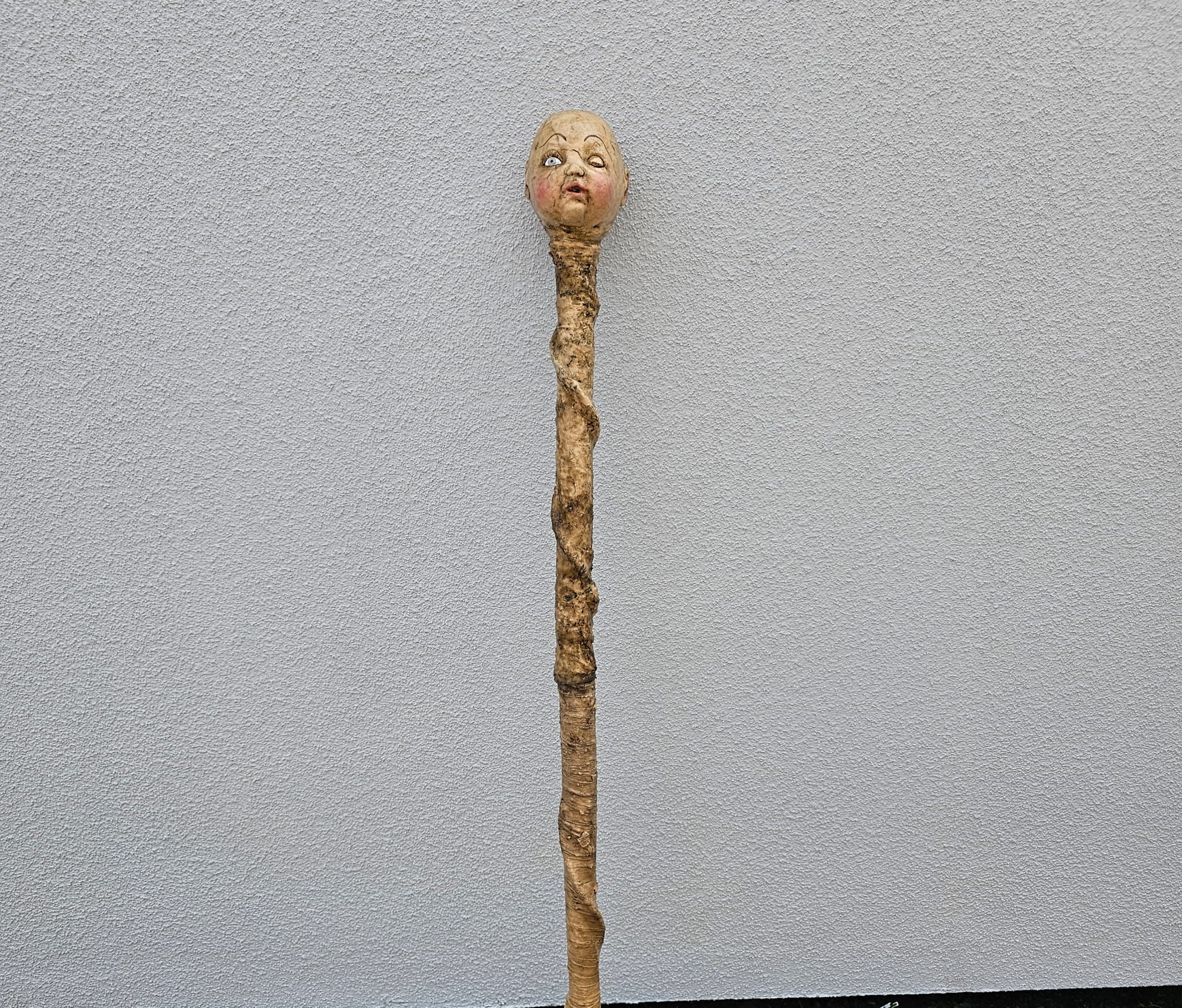 Kinderschädel Gehstock Hexen/Voodoo Meister image 1