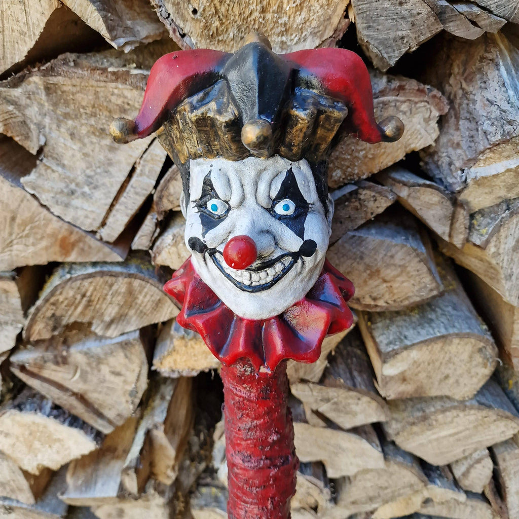 Clowns Kopf Gehstock image 0