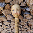 Kinderschädel Gehstock Hexen/Voodoo Meister image 0