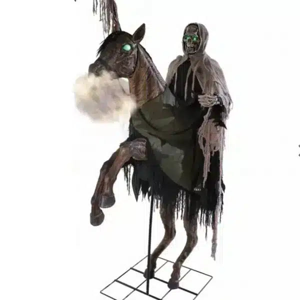 Reitender Höllen Tod Halloween Animatronic image 1