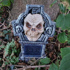 animatronic Grabstein mit sprechendem Gesicht image 0