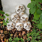 Grabsteindeko Totenkopfpyramide