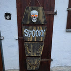 Geistersargdeckel „Charly“ – Animierte Halloween-Dekoration