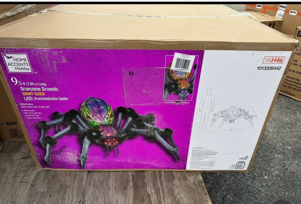 🕷️ Home Depot „Arachnophobia“ LED-Spinne – Original aus den USA