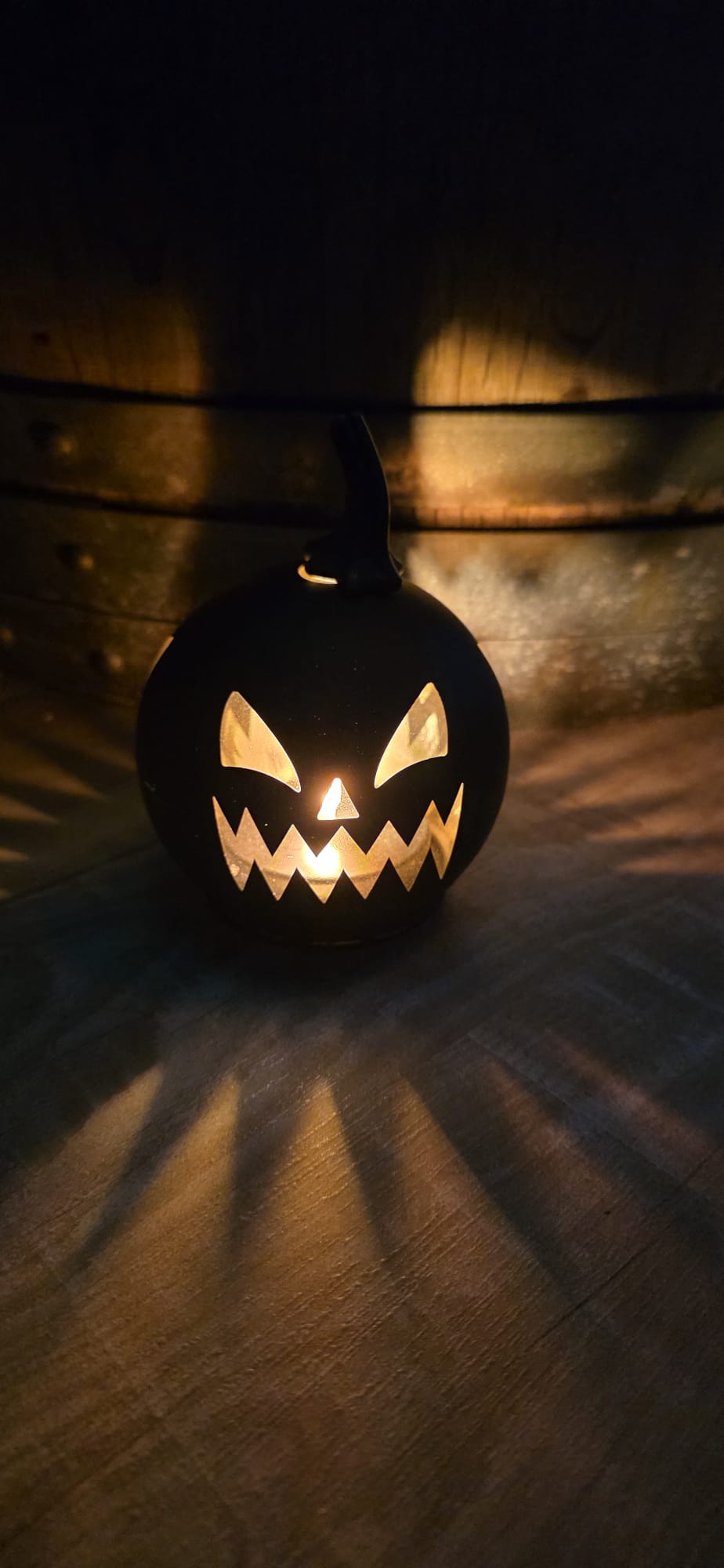 Halloween Kürbis-LED-Leuchte mit Timer – Stimmungsvolle Deko für Halloween