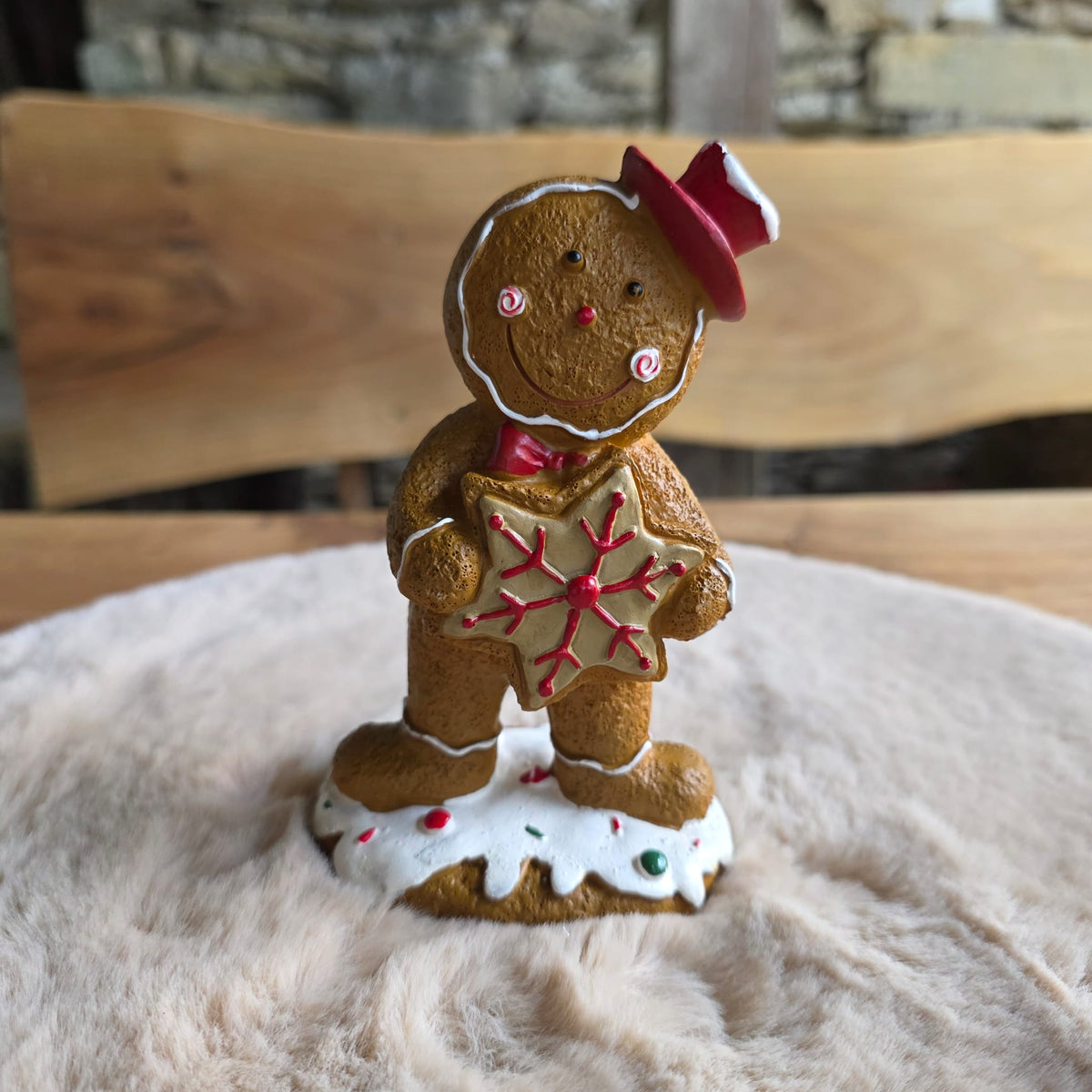 🍪⭐ Lebkuchenmännchen mit Stern – süße Weihnachtsdeko