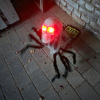 🕷️ Springende Spinne mit Totenkopf – Schocker pur!