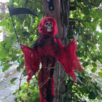 Sensemann – Hängender Animatronic mit roter Sense