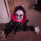 Springender Vampir Marco – Rot leuchtende Augen, Licht & Sound