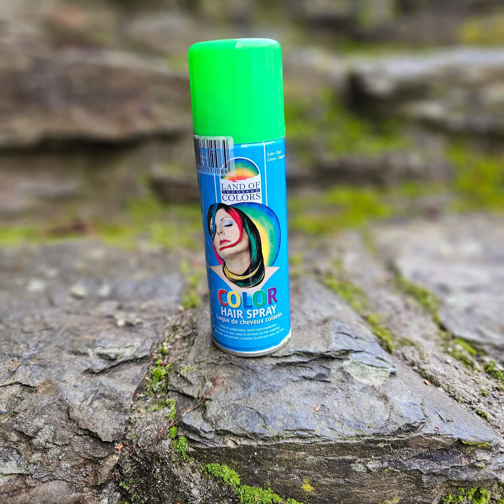 Farbiges Haarspray - Neongrün image