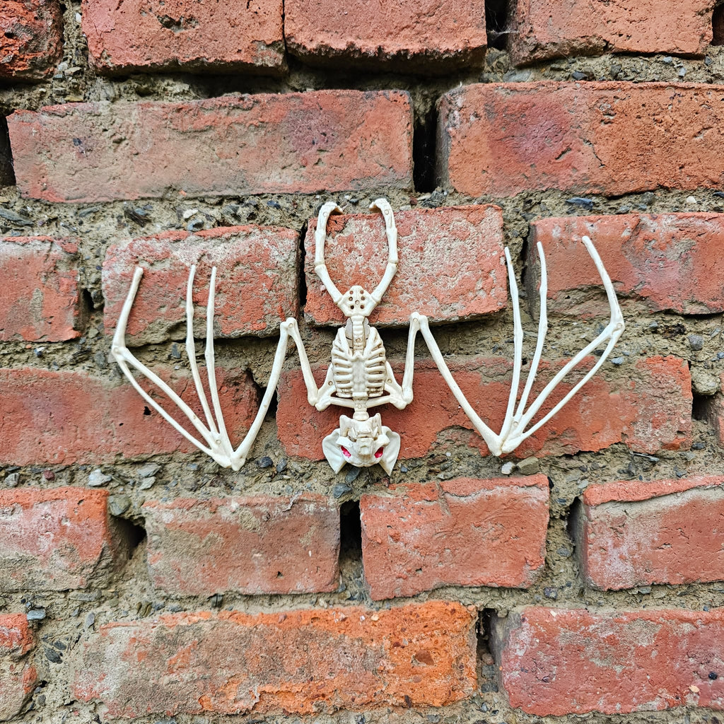 Halloween-Schädel-Fledermaus-Skelett-Dekoration image 0