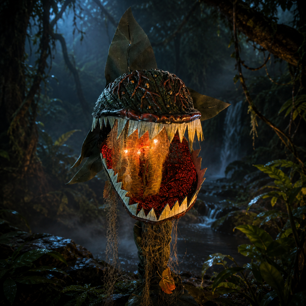 Fleischfressende Pflanze 205 cm animatronic