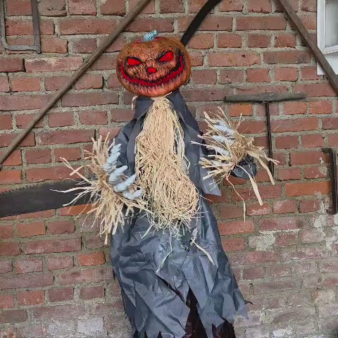 Kürbismann Hagrid – Animierte Halloweenfigur 180 cm