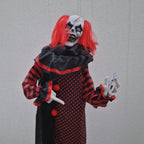 Halloween Pop-Up Horror Clown Alfons mit 2 Köpfen