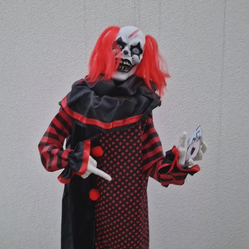 Halloween Pop-Up Horror Clown Alfons mit 2 Köpfen