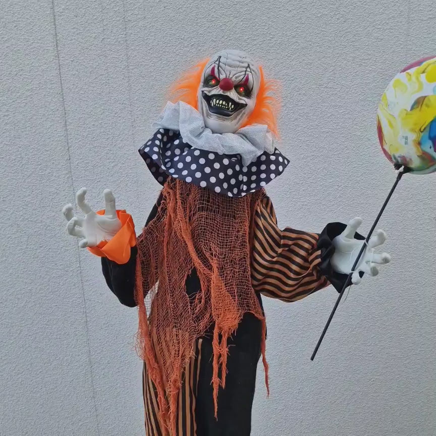 Animatronic Jahrmarkt Clown Curby