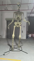 XXL Halloween Skelett 365 cm (12ft) mit LCD Augen - Home Depot