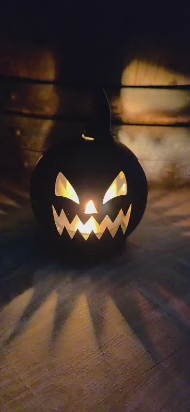 Halloween Kürbis-LED-Leuchte mit Timer – Stimmungsvolle Deko für Halloween