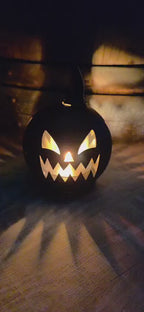 Halloween Kürbis-LED-Leuchte mit Timer – Stimmungsvolle Deko für Halloween