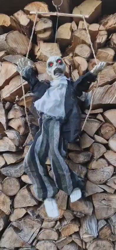 Hängender animatronic Zombie Pedro