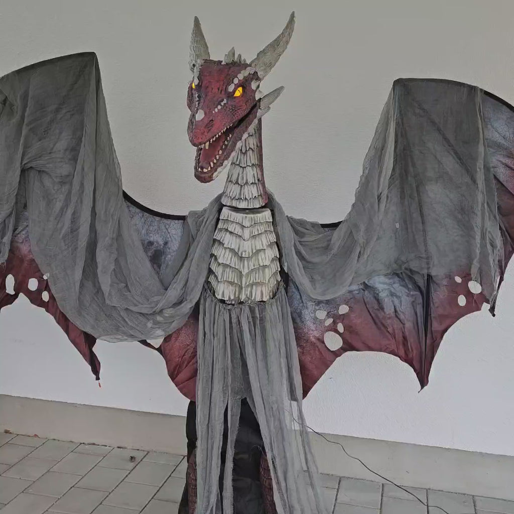 Animatronic Wald Drache Serafina