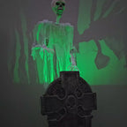 Fliegender Geist mit Grabstein, Sound und Licht