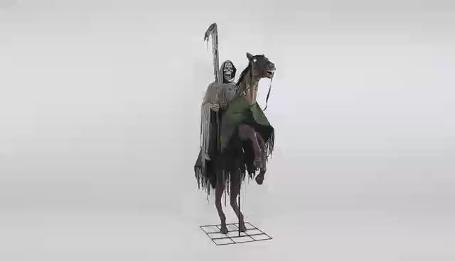 Reitender Höllen Tod Halloween Animatronic