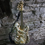 Skelett-Gitarre mit Sound & Beleuchtung – Rockiger Grusel für Halloween