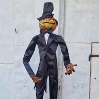 animatronic gigantischer Kürbismann Joe