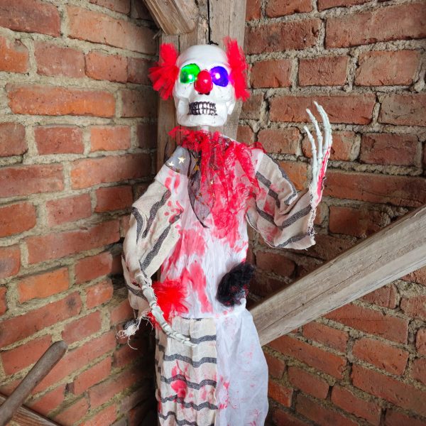 Hängender Horrorclown Diabolo LED