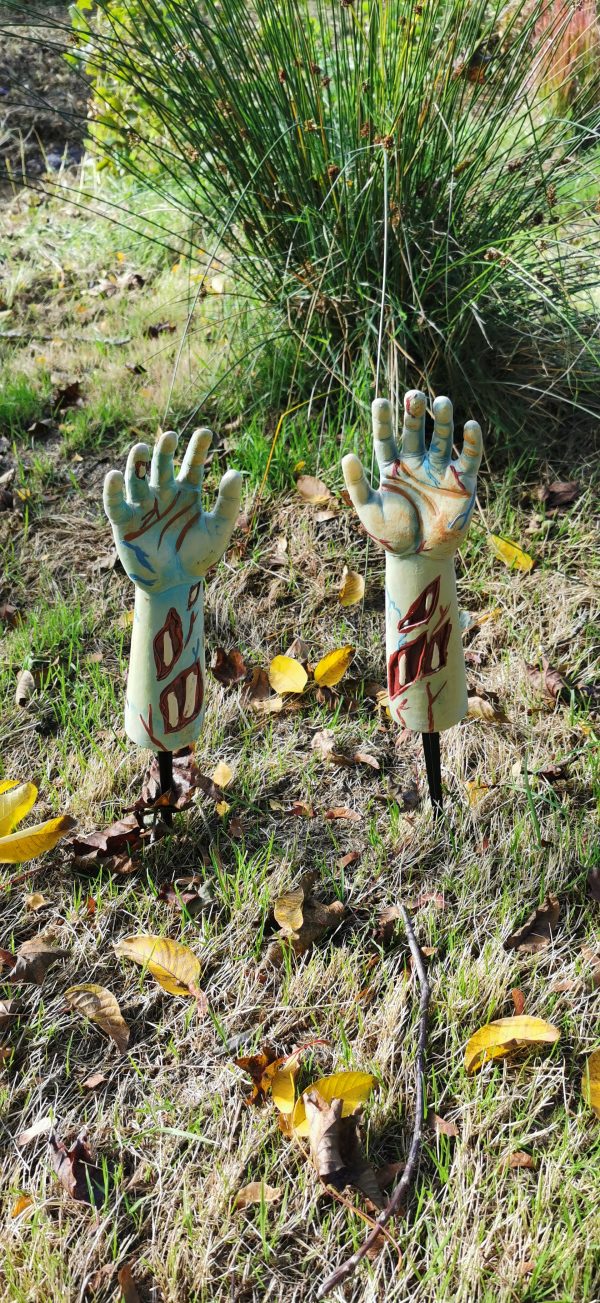 Friedhof/Gartenstecker Zombie Hände