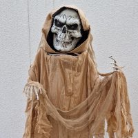 animatronic Party Skelett Rick