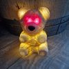 Spooky Teddybär mit LED Augen Figur Deko