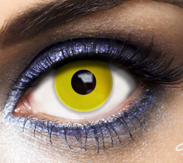 Eyecatcher gelbe Kontaktlinsen