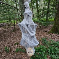 Skelett Kokon Leiche mit Sound