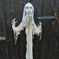 gruselige Knopfaugen Puppe Fiona
