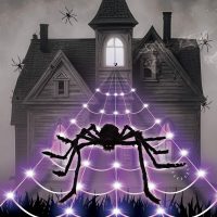 LED Spinnennetz 5 m & Spinne